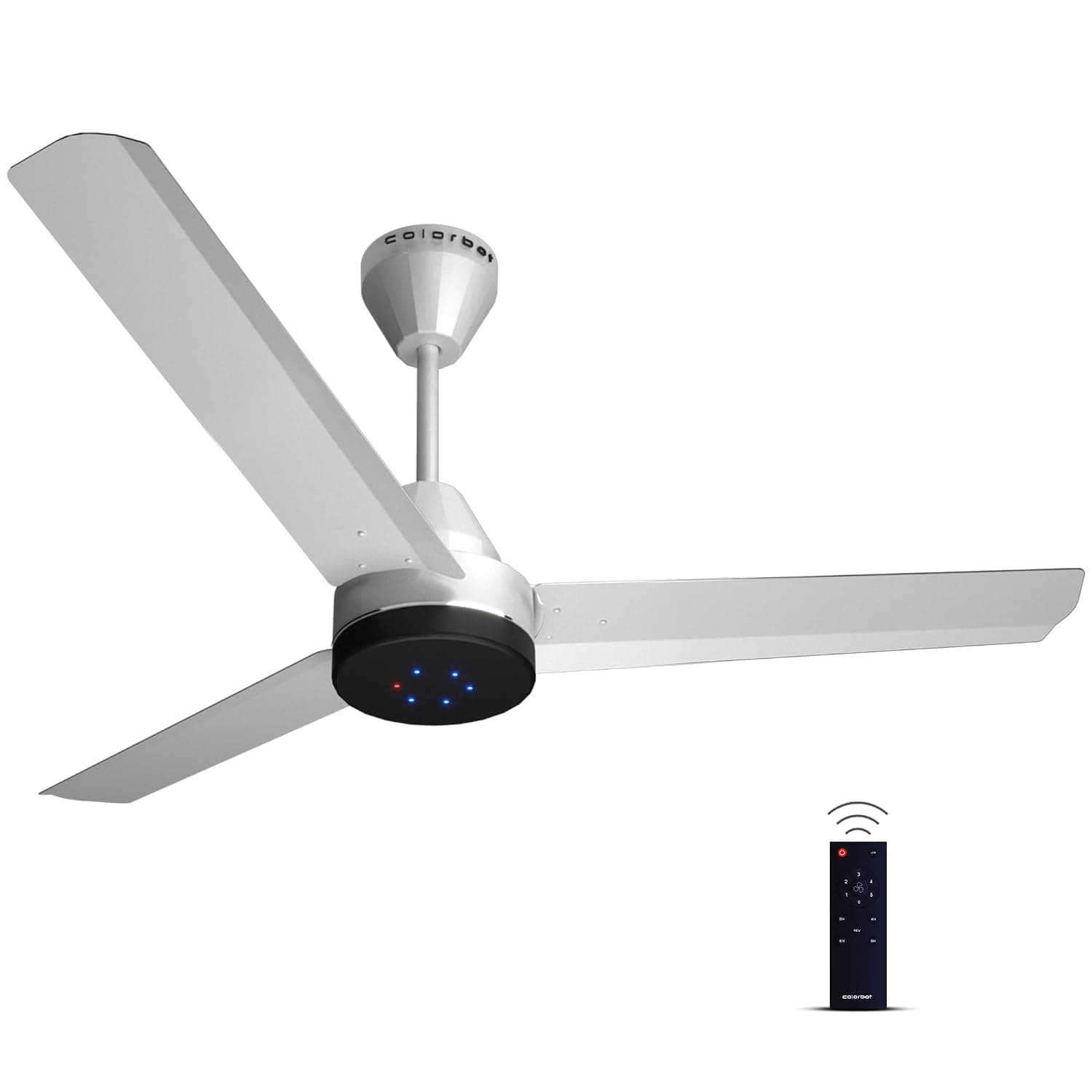 Colorbot Stella BLDC Ceiling Fans 1200mm | BEE 5 Star Rated Power Saver | AeroQuiet+ Technology | 370 RPM | Remote Control (Boost, Timer, LED, Reverse Mode) | 4 Years Warranty (Arctic White) Review: Is This Your Next Best Pick?