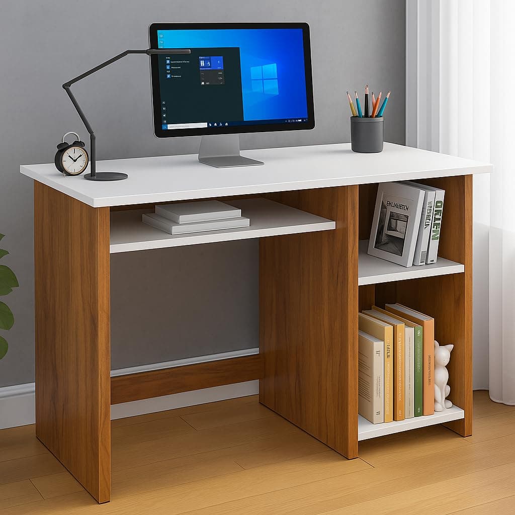 Callas Engineered Wood Computer Desk Review: Your Perfect Small Modern Writing Desk for Home & Office