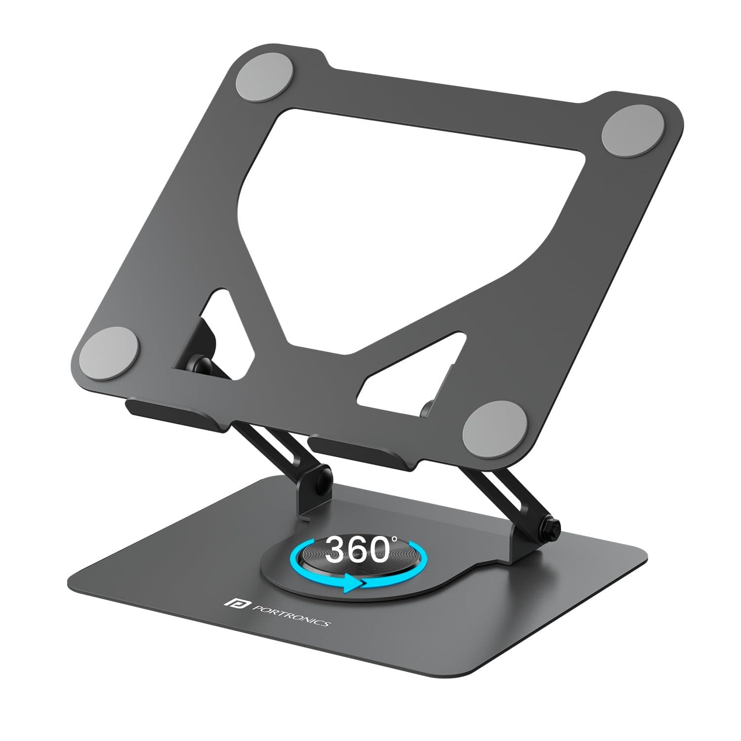 Portronics My Buddy K11 Review: The Ultimate 360° Rotating Ergonomic Laptop Stand for Laptops & MacBooks
