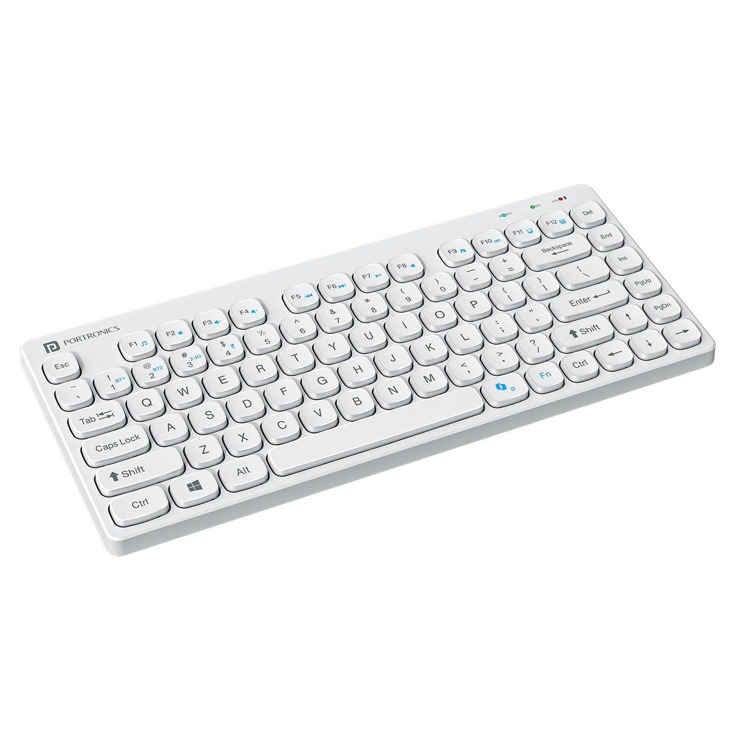 Portronics Bubble Wireless Keyboard Review: The Ultimate Compact & Quiet Companion for All Your Devices