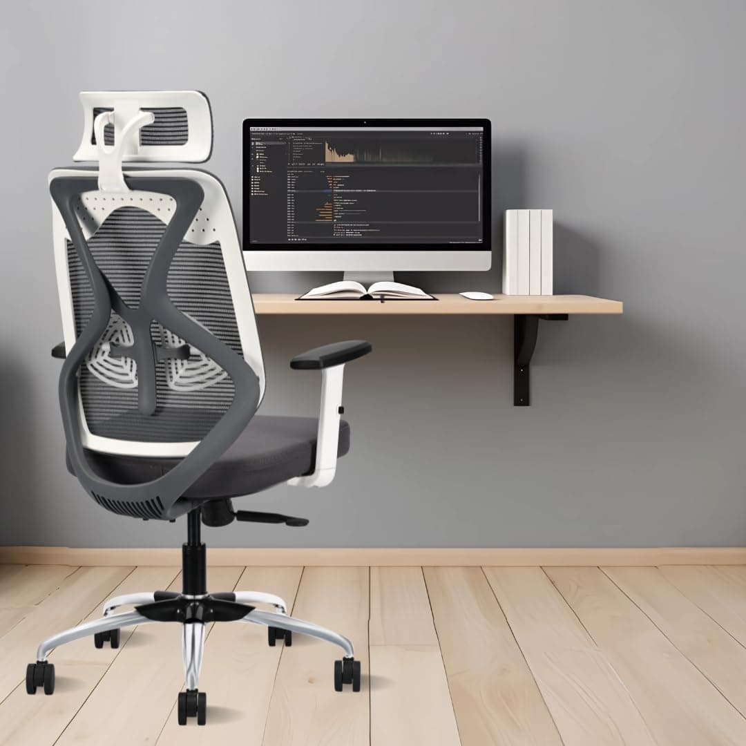 IAFA FURNITURE® Ergolux High Back Ergonomic Office & Study Chair | 3 Year Warranty | Adjustable Height, Tilt Lock, 2D Headrest, Adjustable Arms & Lumbar Support | Heavy Duty Metal Base | DIY | Grey Review: Is This Your Next Best Pick?