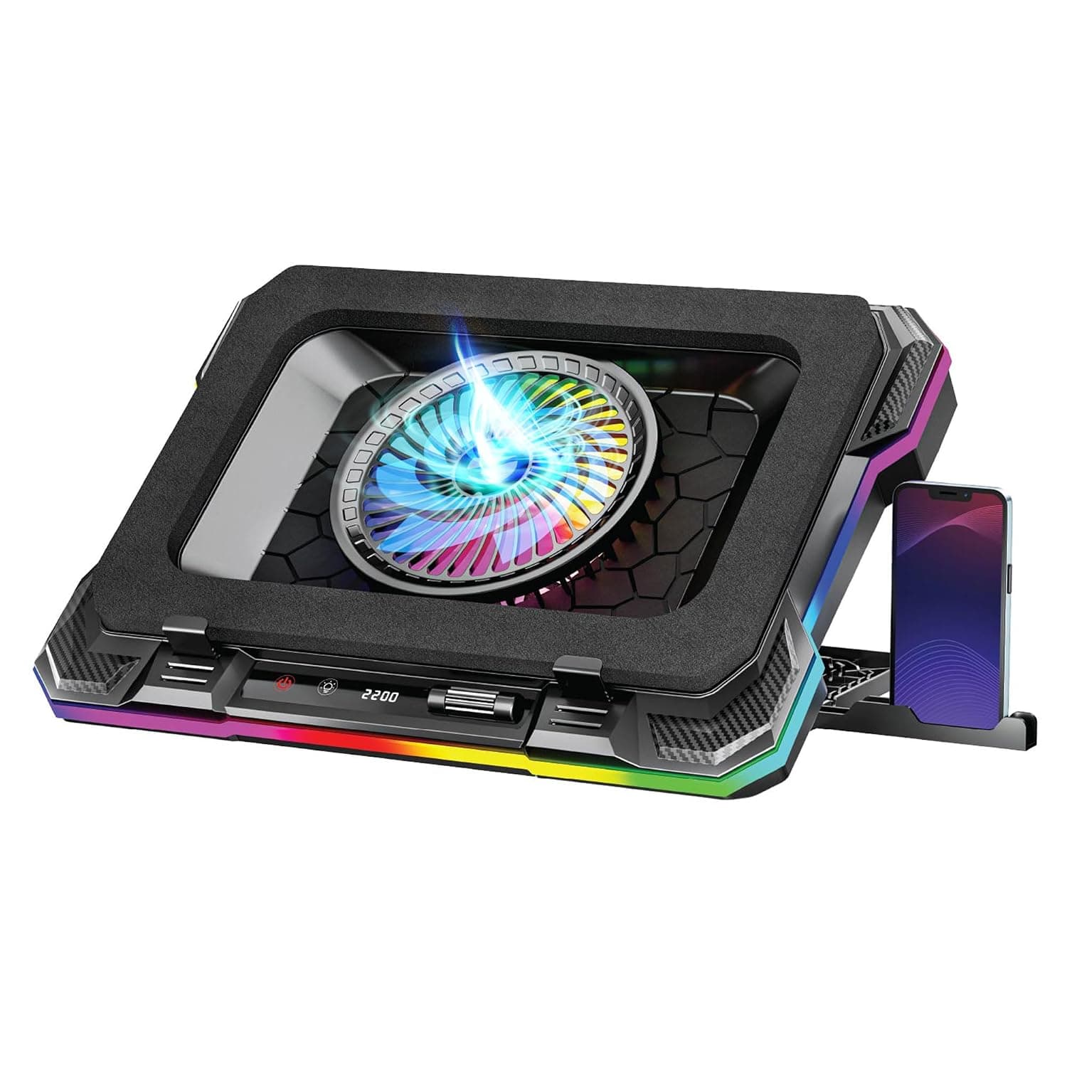 ZEBRONICS NC9200 RGB Laptop Cooling Pad: Keep Your Gaming Rig Chilled & Stylish!