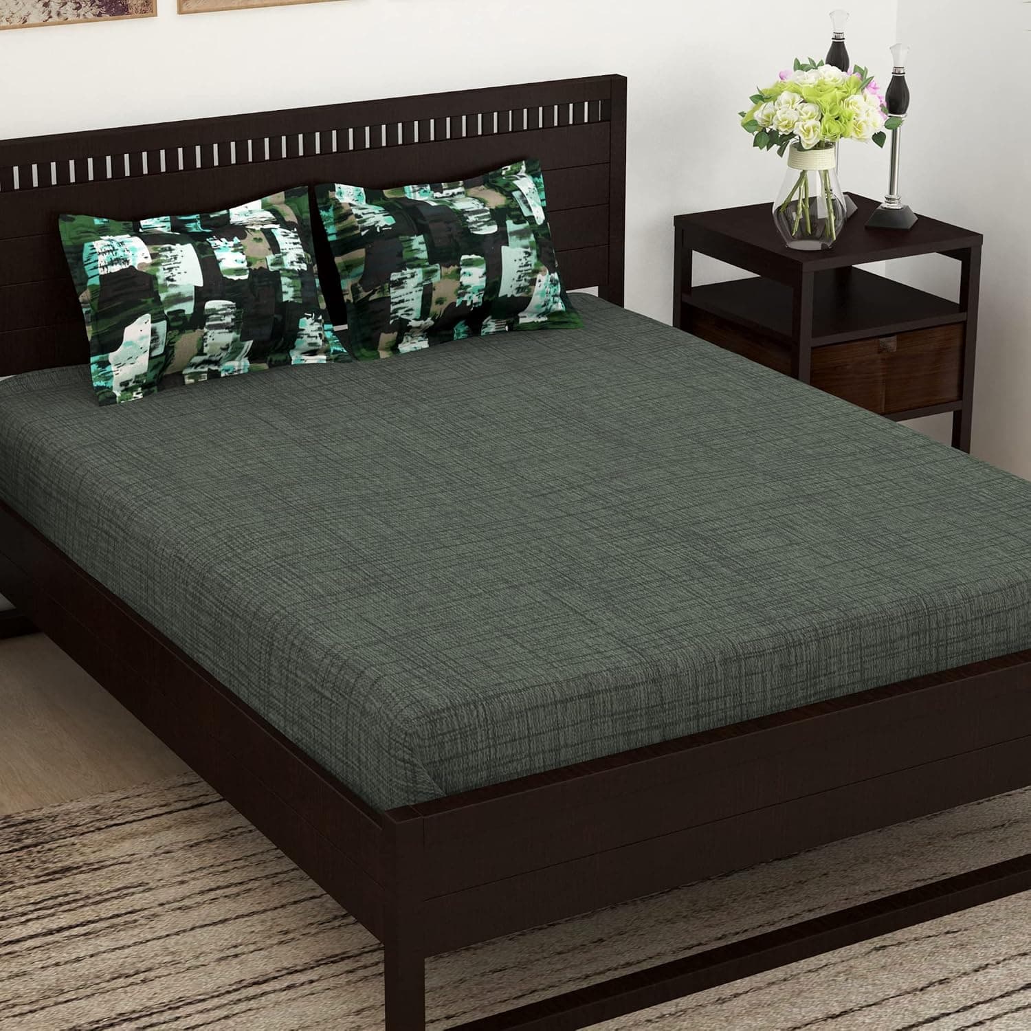 Story@Home Bedsheets for Double Bed with 2 Pillow Covers,152TC, 100% Cotton Solid Double Bedsheet with Pillow Cover,225 X 250 Cm,Olive Green, Dotted Pattern,Home Decor,Ideal for Festive Gifting Review: Is This Your Next Best Pick?